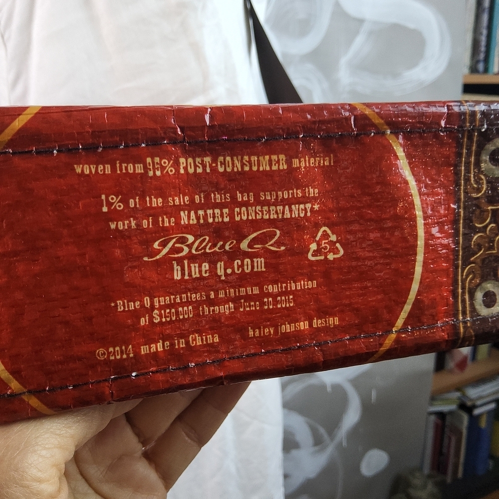 BOSS LADY NO BULL Blue Q Messenger Bag Vintage inspired Tote Crossbody Western - Picture 5 of 9